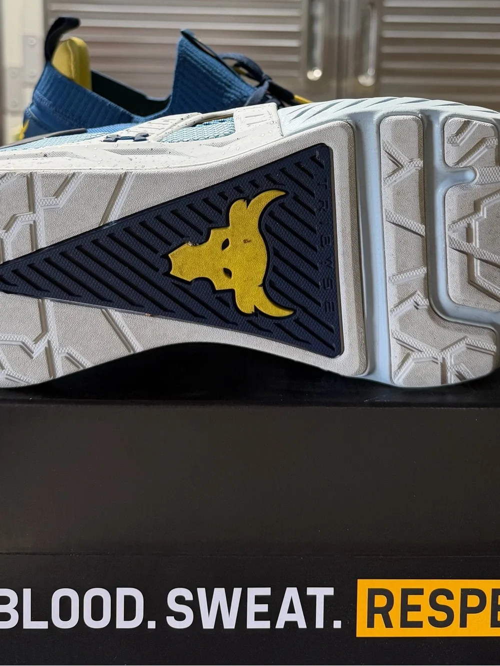 Under Armour Men’s’ Blue Athletic Sneakers